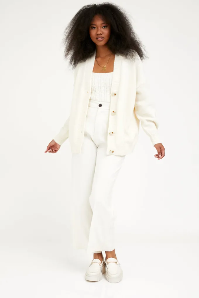 Silk & Salt top set - white^ Hoodies & Sweatshirts