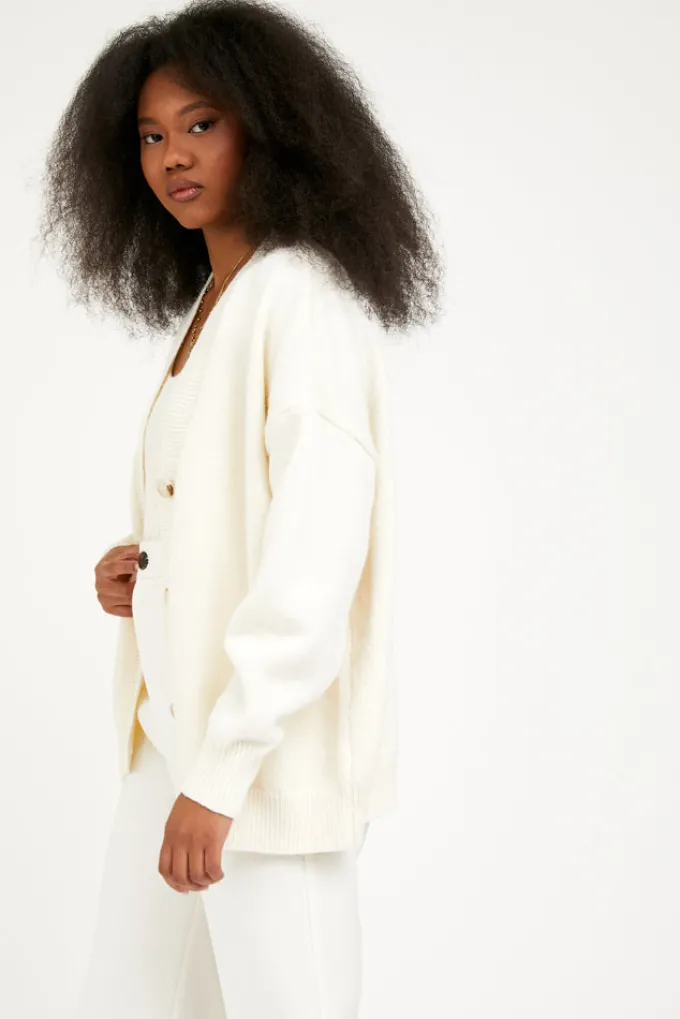 Silk & Salt top set - white^ Hoodies & Sweatshirts