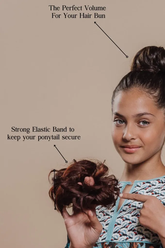 Silk & Salt arielle's bun - brunette^ Hair Accessories