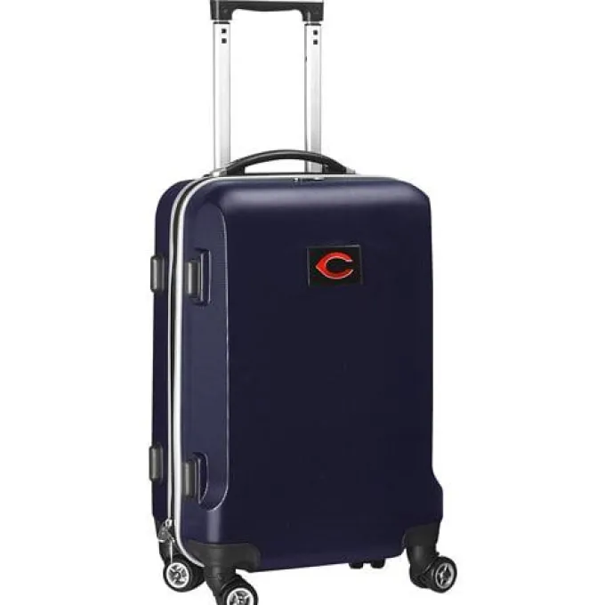 Silk & Salt Cincinnati Reds 21 8-Wheel Hardcase Spinner Carry-On - Navy^ Carry On Luggage