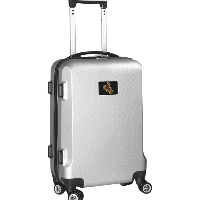 Silk & Salt Silver Wyoming Cowboys 20 8-Wheel Hardcase Spinner Carry-On^ Carry On Luggage