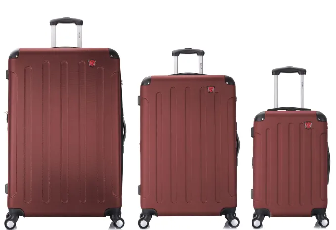 Silk & Salt DUKAP Intely 3-Piece 20/28/32 Smart Hardside with USB Port ampIntegrated Weight Scale Luggage^ Hard Side Luggage