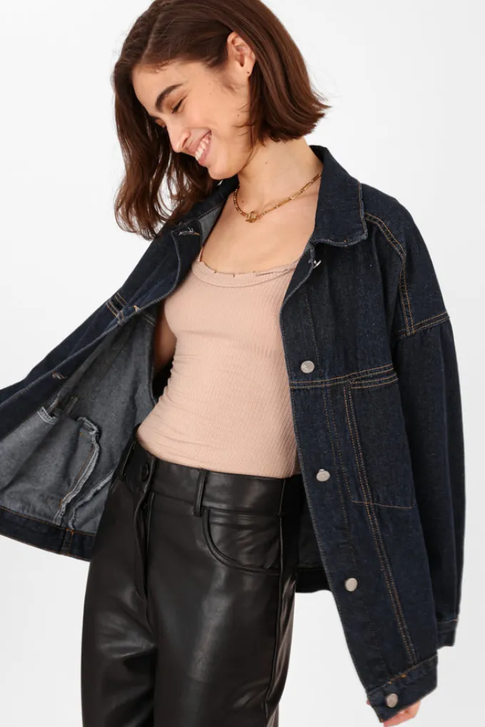 Silk & Salt denim jacket - dark blue^ Coats & Jackets