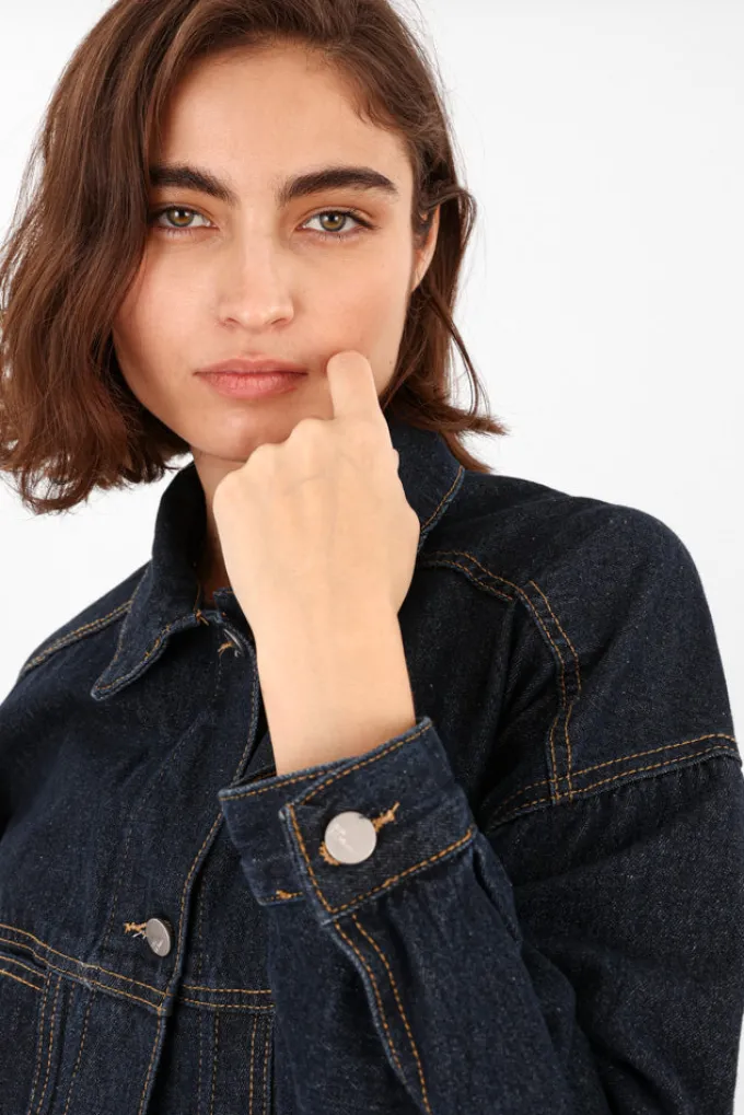 Silk & Salt denim jacket - dark blue^ Coats & Jackets