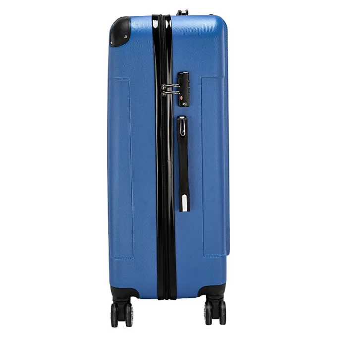 Silk & Salt Veryke 3Pcs LuggaSet Traveling Luggage Portable LarCapacity LuggaBags for Travel Rolling StoraSuitcase with Wheels 20+24+28 Blue^ Hard Side Luggage