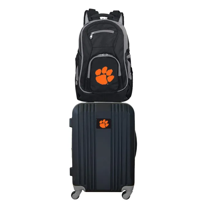 Silk & Salt NCAA Clemson Tigers 2-Piece Luggaand Backpack Set^ Luggage Sets