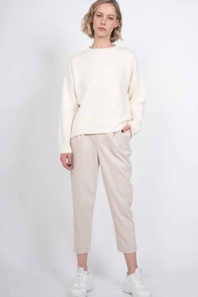 Silk & Salt my type sweater - white^ Knitwear