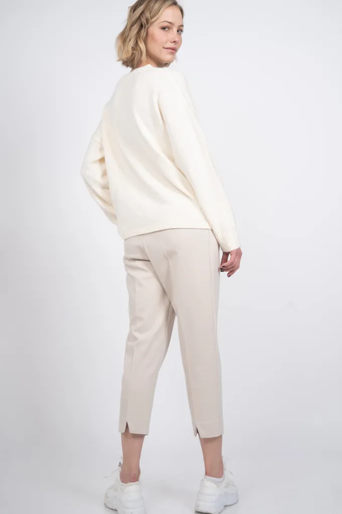 Silk & Salt my type sweater - white^ Knitwear