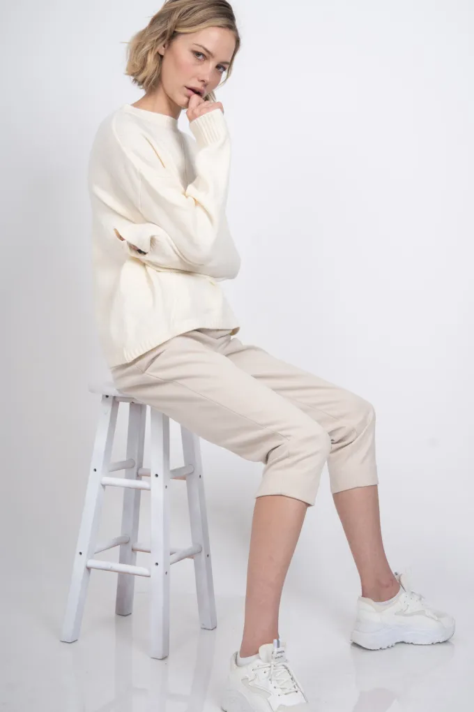 Silk & Salt my type sweater - white^ Knitwear