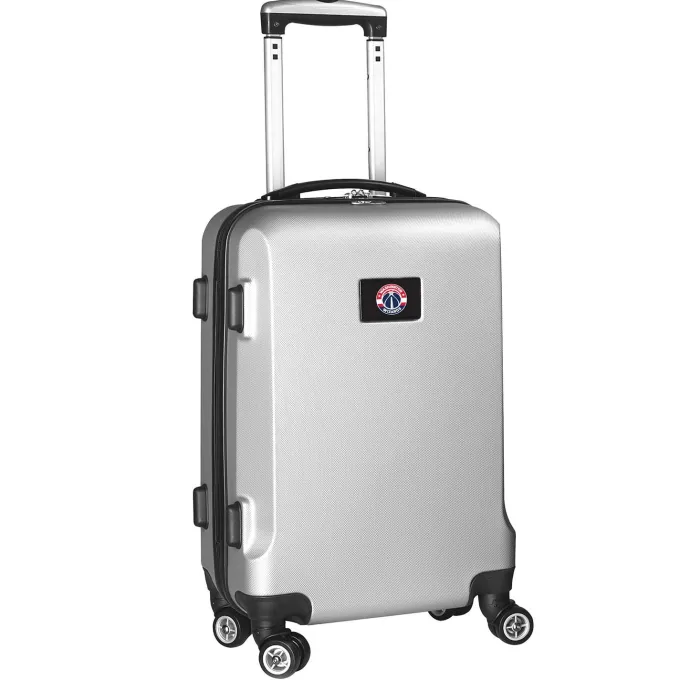 Silk & Salt Washington Wizards 21 8-Wheel Hardcase Spinner Carry-On - Silver^ Carry On Luggage