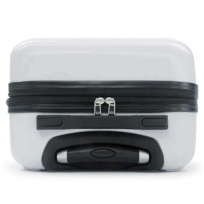 Silk & Salt FUL Star Wars Storm Trooper Embossed 21in Spinner Suitcase White^ Hard Side Luggage