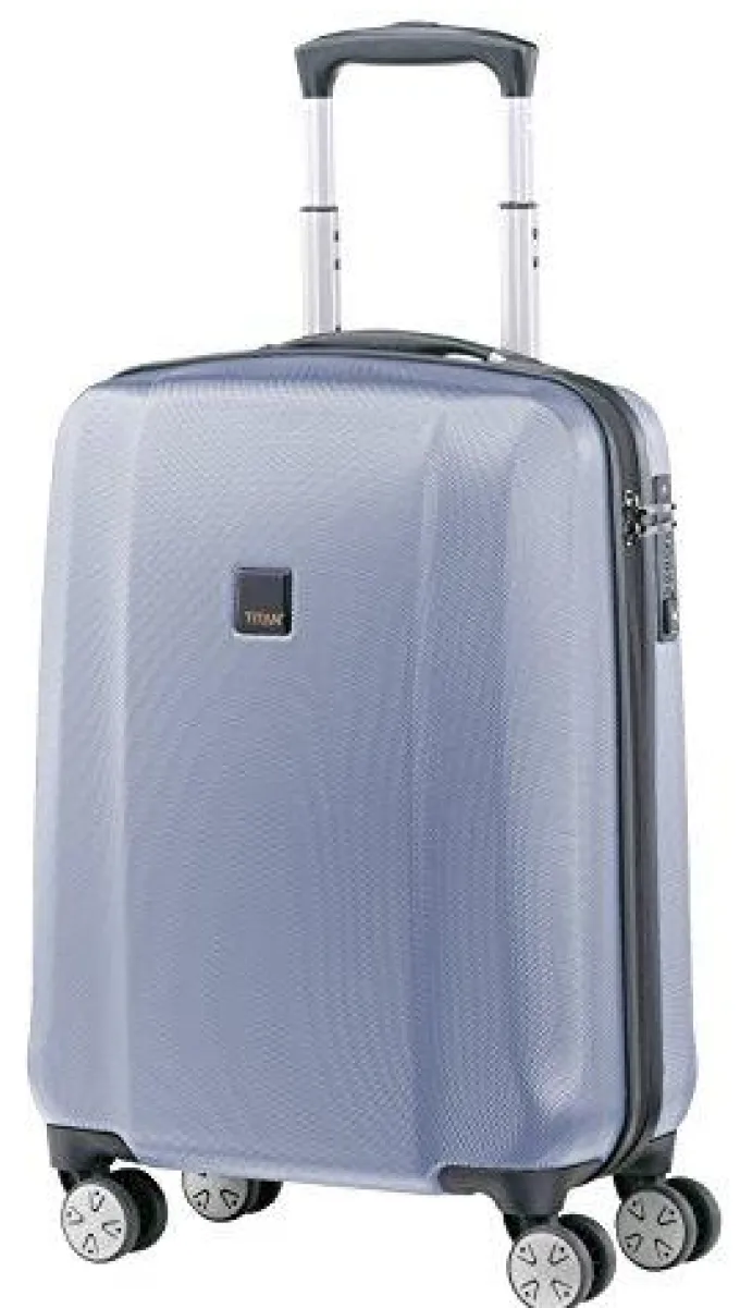 Silk & Salt Xenon Polycarbonate Hard Spinner Lugga- German ed (Small Blues...^ Carry On Luggage