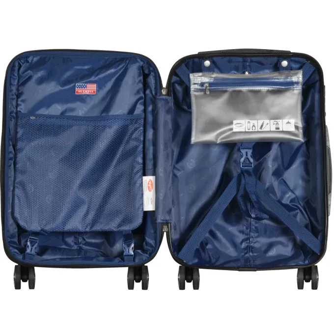 Silk & Salt Nema 22 Carry-On PC Expandable Spinner Set w/ TSA Lock^ Hard Side Luggage