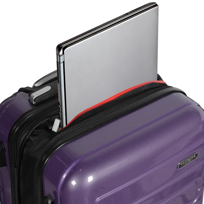 Silk & Salt Nema 22 Carry-On PC Expandable Spinner Set w/ TSA Lock^ Hard Side Luggage