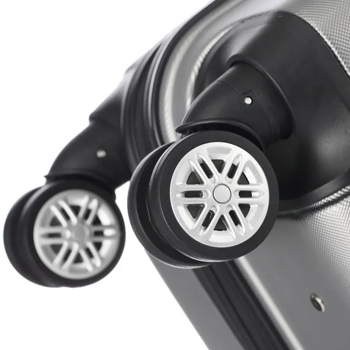 Silk & Salt UBesGoo Lugga Suitcase ABS 3 Piece Set with Lock Spinner 20in24in28in^ Checked Luggage