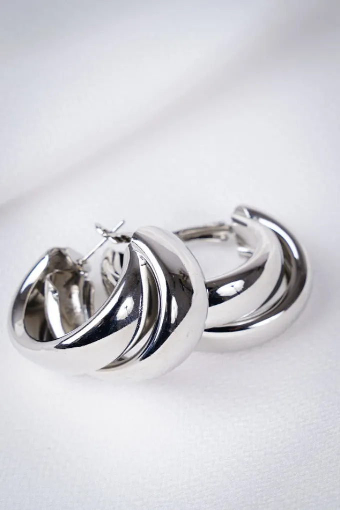 Silk & Salt my frankie earrings - silver^ Night Out