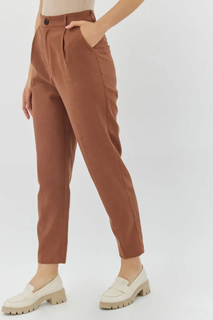 Silk & Salt the classic pants - brown^ Sets