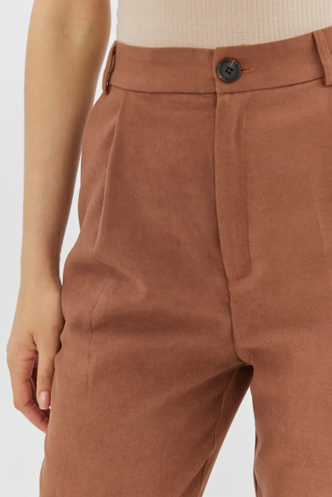 Silk & Salt the classic pants - brown^ Sets