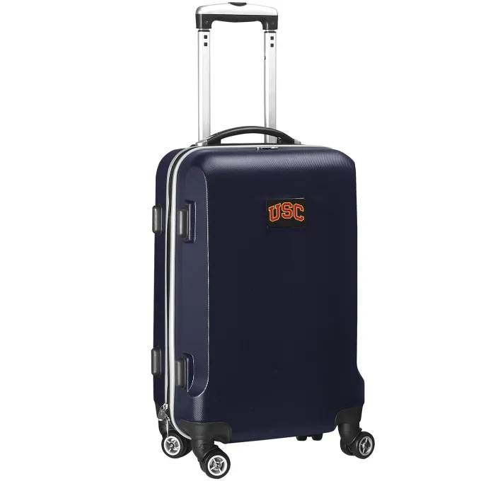 Silk & Salt MOJO Navy USC Trojans 21 8-Wheel Hardcase Spinner Carry-On Luggage^ Carry On Luggage