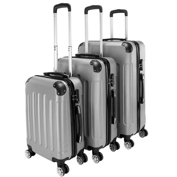 Silk & Salt Clearance! LuggaSet 3PCS 20 24 28 TSA Approved Lock Included Carry-on Luggawith Spinner Wheels 360 Degree Rotation Hardshell Luggafor Cruise Travel Business Trip Holiday Q1081^ Luggage Sets