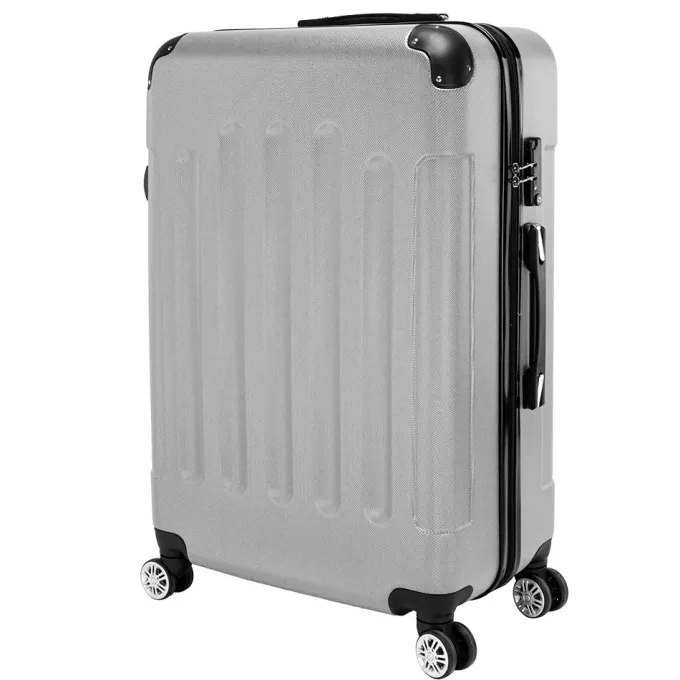 Silk & Salt Clearance! LuggaSet 3PCS 20 24 28 TSA Approved Lock Included Carry-on Luggawith Spinner Wheels 360 Degree Rotation Hardshell Luggafor Cruise Travel Business Trip Holiday Q1081^ Luggage Sets