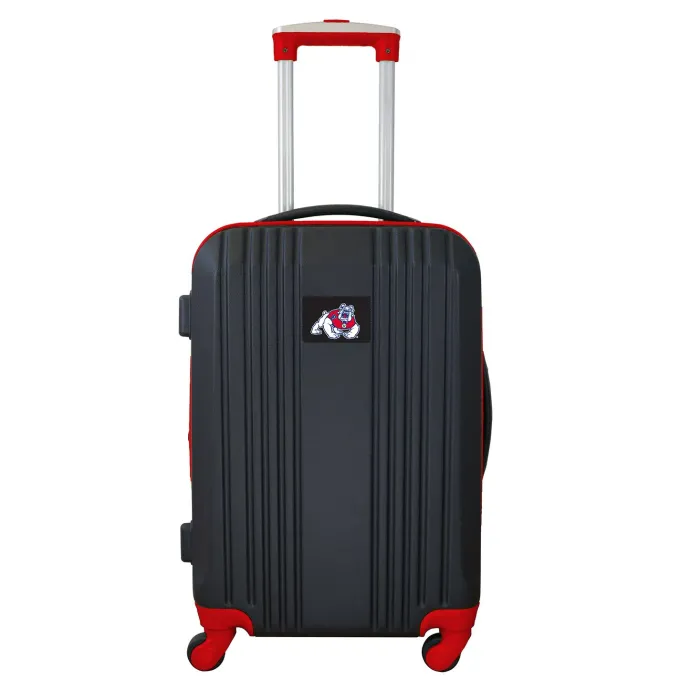 Silk & Salt NCAA Fresno State Bulldogs 21 in. Carry-on Hardcase Two-Tone Spinner^ Carry On Luggage