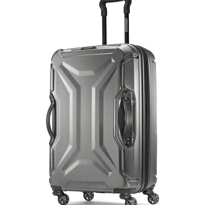 Silk & Salt American Tourister Cargo Max 28 Hardside Spinner Luggage Olive^ Hard Side Luggage