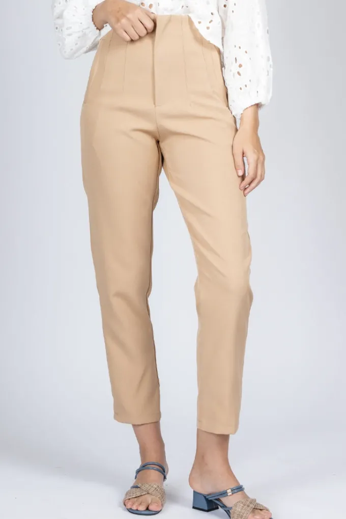 Silk & Salt erica tailored pants - beige^ Pants