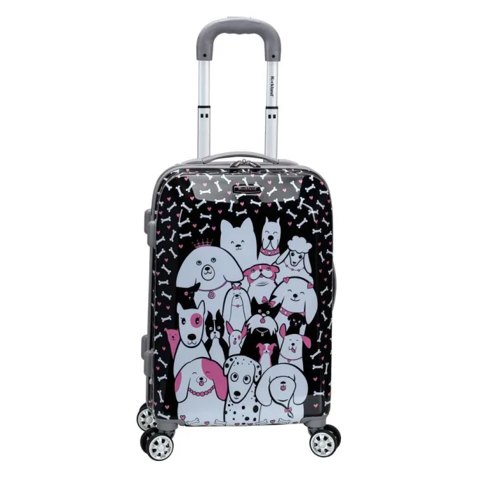 Silk & Salt 20 Polycarbonate Carry On Puppy^ Carry On Luggage