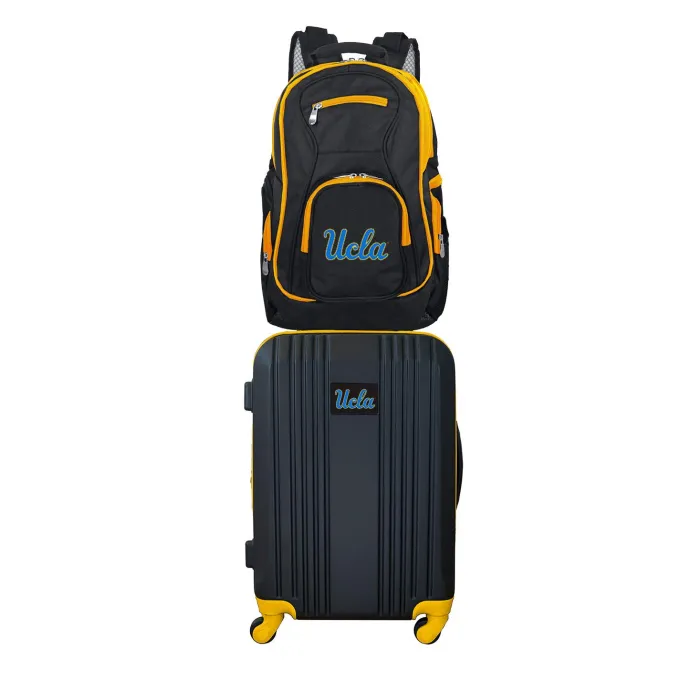 Silk & Salt NCAA UCLA Bruins 2-Piece Luggaand Backpack Set^ Carry On Luggage
