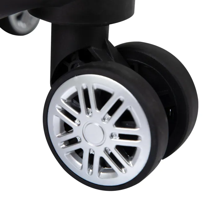 Silk & Salt Kepooman Expandable Suitcase Vertical Striped Suitcase 3-piece Set Rose Gold^ Hard Side Luggage