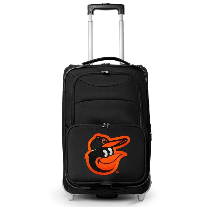 Silk & Salt Baltimore Orioles 21 Softside Rolling Carry-On Suitcase - Black^ Carry On Luggage