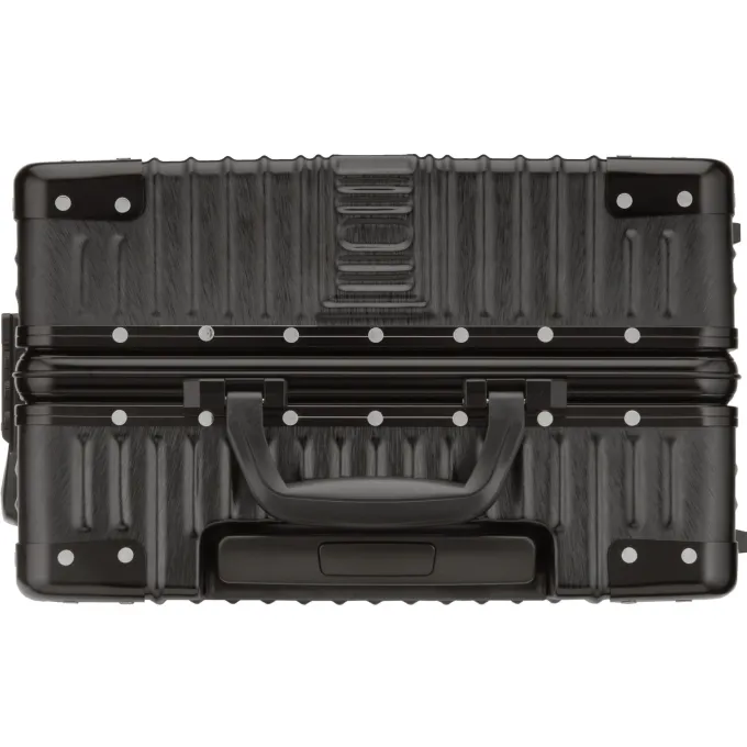 Silk & Salt National Tree Travel Safe Spinner Suitcase-Color:BlackSize:20^ Checked Luggage