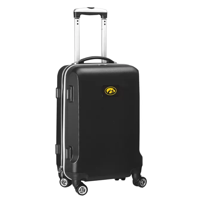 Silk & Salt Iowa Hawkeyes 21 8-Wheel Hardcase Spinner Carry-On - Black^ Carry On Luggage