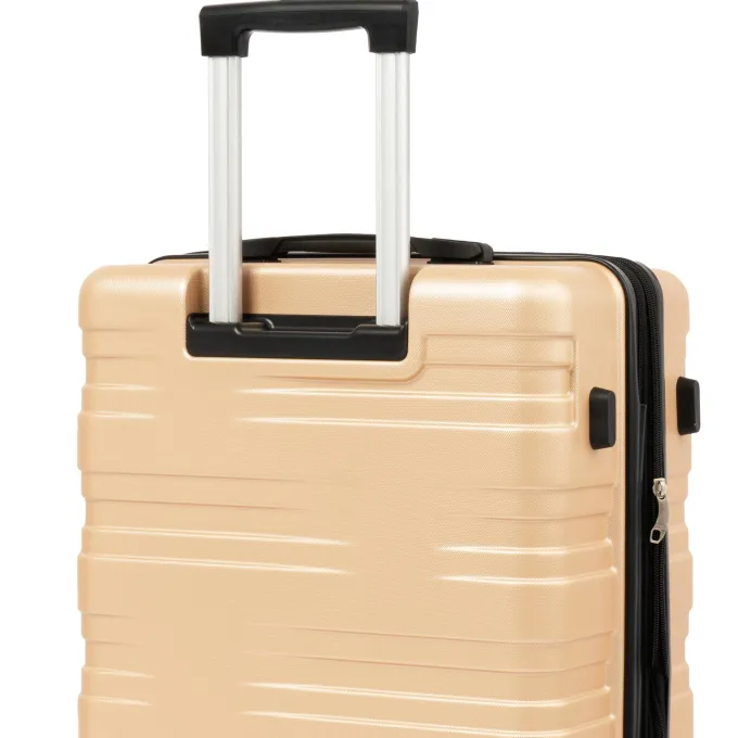 Silk & Salt uhomepro Upgrade LuggaSets 20 24 28 Carry on Luggawith Spinner Wheels Lightweight Hard Case LuggaTravel Suitcase Christmas Gifts for Business Trip Holiday Travel Cruise Black^ Carry On Luggage