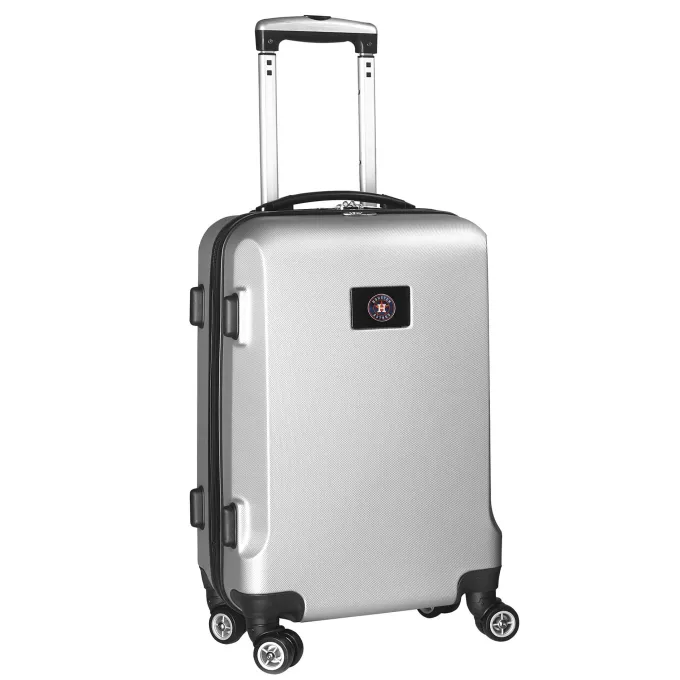 Silk & Salt Houston Astros 20 8-Wheel Hardcase Spinner Carry-On - Silver^ Carry On Luggage