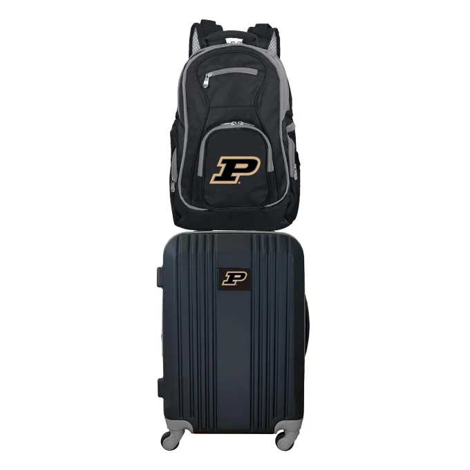 Silk & Salt NCAA Purdue Boilermakers 2-Piece Luggaand Backpack Set^ Luggage Sets
