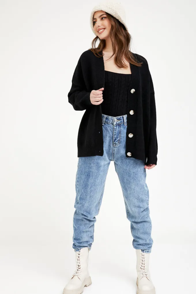 Silk & Salt top set - black^ Hoodies & Sweatshirts