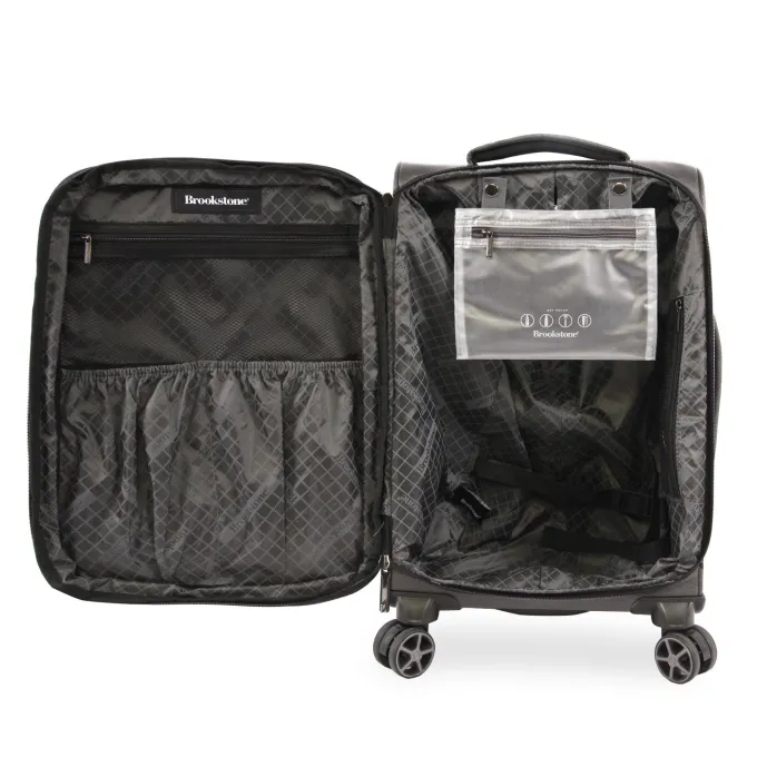 Silk & Salt Brookstone Elswood 21 Softside Carry-On Spinner Luggage^ Checked Luggage