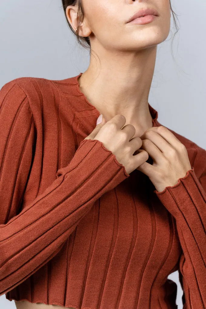 Silk & Salt showing my new - terracotta^ Tops