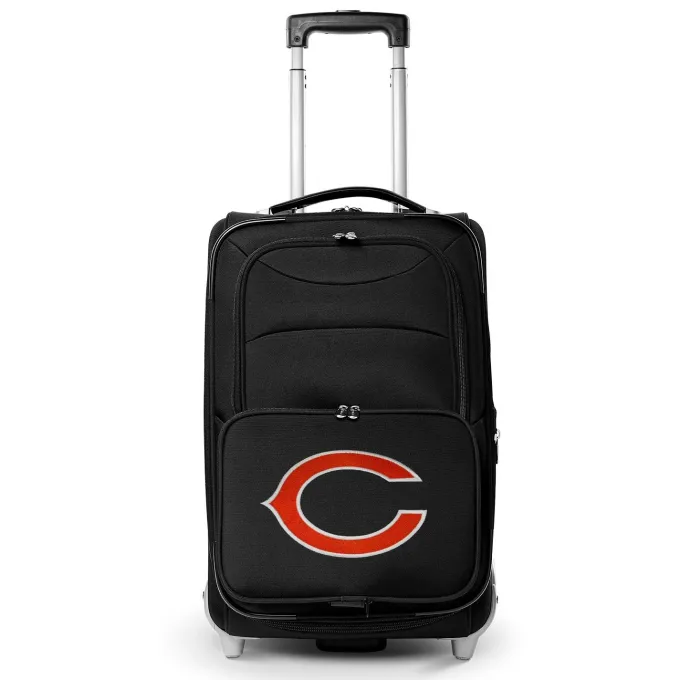 Silk & Salt Chicago Bears 21 Rolling Carry-On Suitcase^ Carry On Luggage