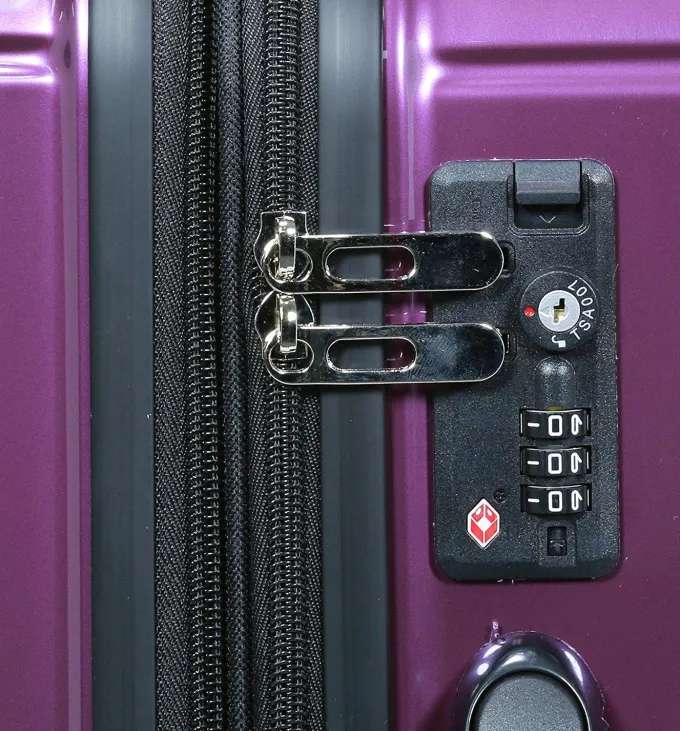 Silk & Salt 3 Pcs Set Polycarbonate Expandable LuggaSpinner Suitcase with TSA Lock 28 24 amp20^ Luggage Sets