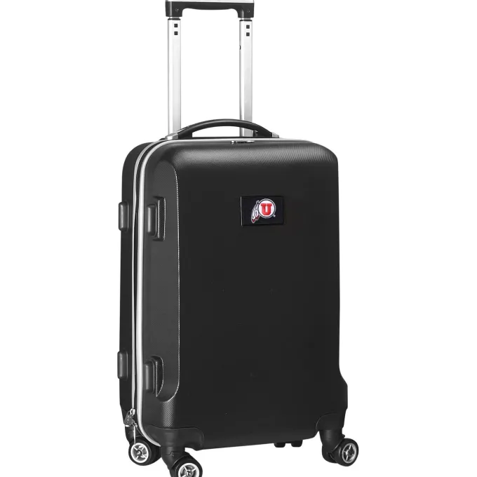 Silk & Salt Utah Utes 20 8-Wheel Hardcase Spinner Carry-On - Black^ Carry On Luggage