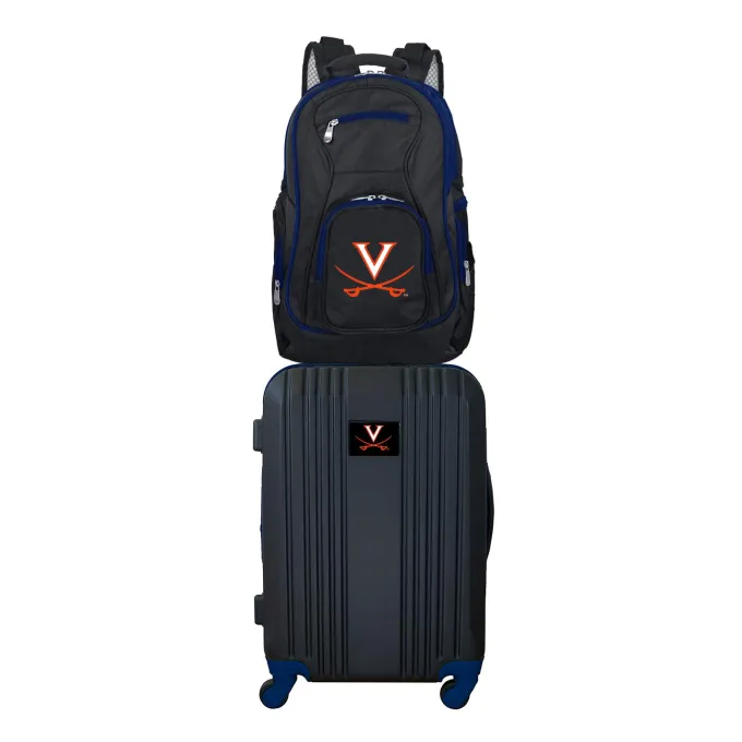 Silk & Salt NCAA Virginia Cavaliers 2-Piece Luggaand Backpack Set^ Luggage Sets