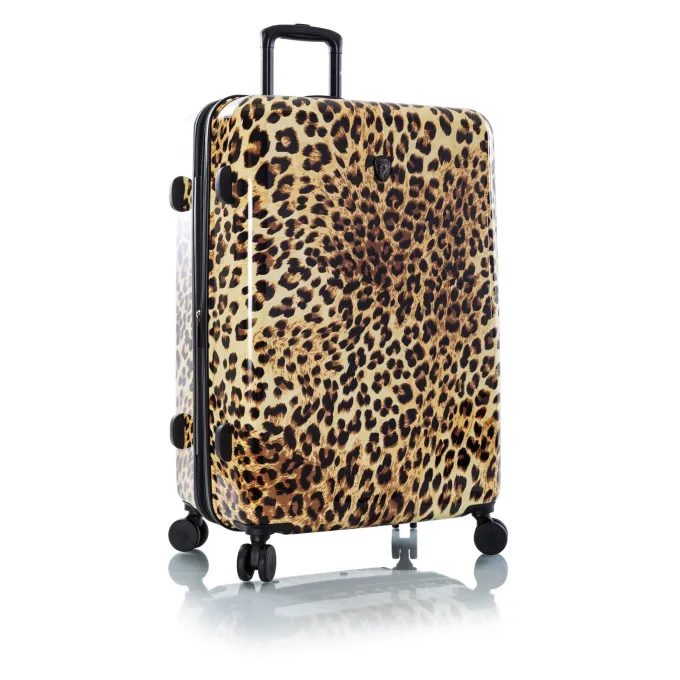 Silk & Salt Heys America Brown Leopard 3-Piece Hardside Spinner LuggaSet^ Hard Side Luggage