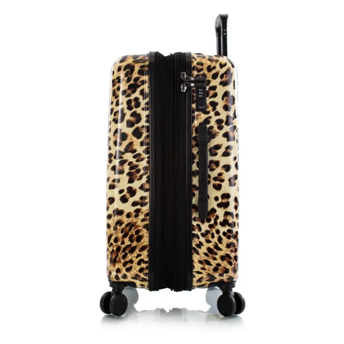 Silk & Salt Heys America Brown Leopard 3-Piece Hardside Spinner LuggaSet^ Hard Side Luggage