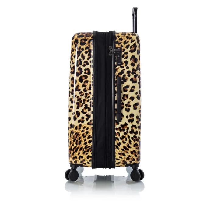 Silk & Salt Heys America Brown Leopard 3-Piece Hardside Spinner LuggaSet^ Hard Side Luggage