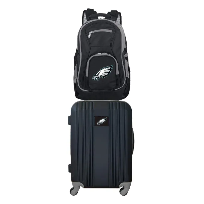 Silk & Salt NFL Philadelphia Eagles 2-Piece Luggaand Backpack Set^ Luggage Sets