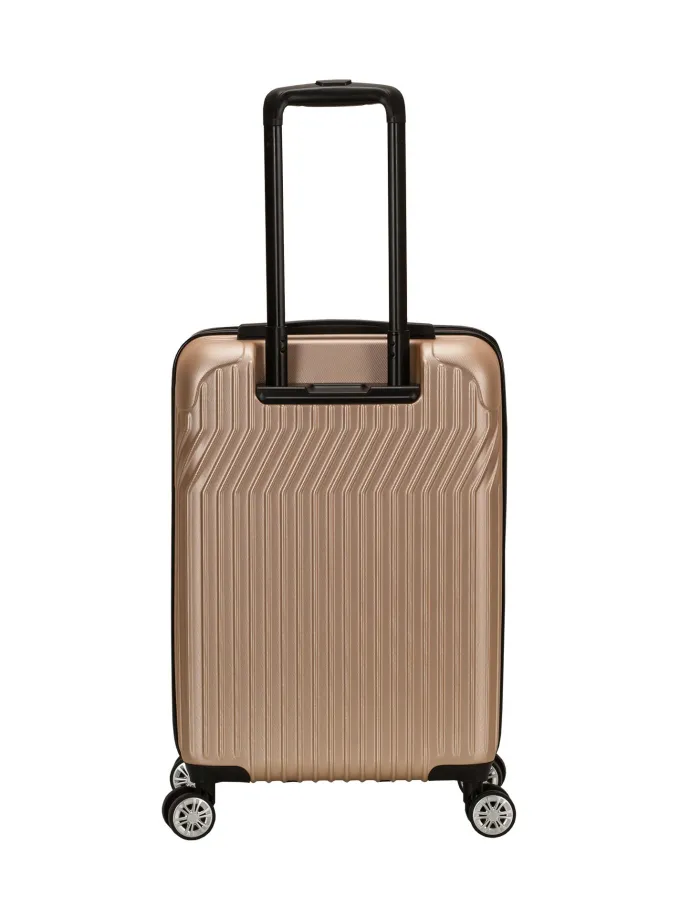 Silk & Salt Rockland LuggaPista 3 Piece Hardside ABS Non-Expandable LuggaSet F239^ Checked Luggage