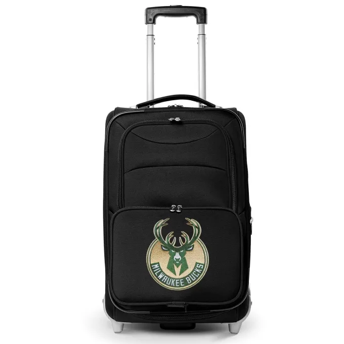 Silk & Salt Milwaukee Bucks 21 Rolling Carry-On Suitcase^ Carry On Luggage